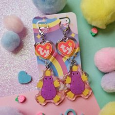 All findings used are stainless steel and safe for sensitive ears! Weirdcore Earrings, Kawaii Hypoallergenic Earrings As Gift, Hypoallergenic Kawaii Earrings For Gifts, Wierdcore Earrings, Kawaii Hypoallergenic Drop Earrings, Crazy Earrings, Weird Jewelry, Quirky Earrings, Platypus