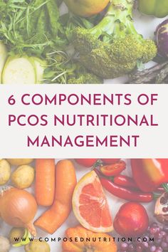 Learn which foods can manage PCOS! This post will give you an understanding how foods can improve PCOS symptom management! Find more PCOS hacks and natural hormone tips at composednutrition.com.