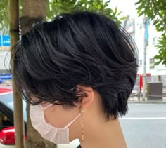 Korean Pixie Cut, Korean Short Hairstyle, Non Binary Hair, Non Binary Haircuts, Grad Makeup, My Haircut, Androgynous Hair