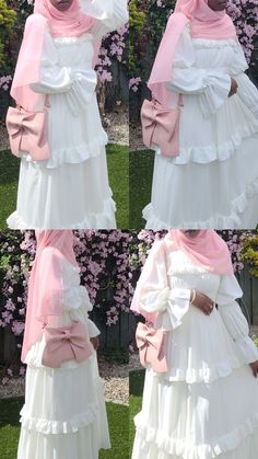 #eidinspo Eid Fashion 2024, Cottagecore Outfits Modest, Eid Outfits Ideas 2024, Cute Hijabi Outfits Dresses, Eid Inspo 2024, Hijabi Cottagecore Outfits, Kawaii Muslim Outfits, Eid Outfit Inspo 2024, Eid 2024 Outfits