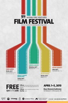 the poster for the film festival, which is being held on march 15 - 25