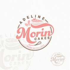 a logo for a bakery called morni cakes