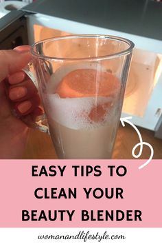 Easy Tips To Clean Your Beauty Blender Best Way To Clean Beauty Blender, How To Clean Beauty Blender Sponge, How To Clean A Makeup Sponge, How To Clean Your Beauty Blender, How To Wash Makeup Sponge, Cleaning Makeup Sponges, How To Clean Beauty Blender, How To Clean Makeup Sponges, Beauty Blender How To Clean