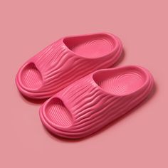 Step into comfort and style with our Summer Platform Sandals for Women. Designed for those who value both aesthetics and practicality, these sandals feature a chic, minimalist design perfect for various occasions—from a day at the beach to casual outings. Key Features These versatile slides are crafted from high-quality EVA material, ensuring durability and comfort. The non-slip sole provides stability on wet or dry surfaces, making them ideal for indoor or outdoor wear. With a heel height of ju Pink Open Toe Slippers For Summer, Summer Open Toe Pink Slippers, Summer Pink Open Toe Slippers, Comfortable Pink Summer Slippers, Trendy Solid Color Beach Flip Flops, Solid Color Platform Slippers For Beach And Summer, Solid Color Open Toe Platform Slippers For Spring, Summer Leisure Slippers, Spring Open Toe Platform Slippers