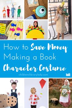 how to save money making a book character costume from children's libraryday com