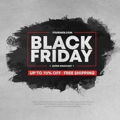 the black friday sale is up to 70 % off with free shipping on all orders