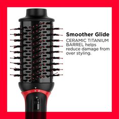 Dare to join the Volumiser squad with the Revlon One-Step Volumisers. Thanks to its upgraded features, it is the perfect tools to achieve extra voluminous salon blow-dries in up to half the time*.  Here are some of its PLUSES:- 75% SHINIER SALON BLOW-DRIES IN UP TO HALF THE TIME* WITH 50% LESS HEAT EXPOSURE**: Dry and Style in one step, get 75% Shinier Results/Salon Blow-Dries in up to Half the time with less damage  - MORE VOLUME: With its 30% smaller oval detachable head for closer-to-the-roots styling and more styling versatility, making it great for all hair lengths.  - CERAMIC TITANIUM BARREL: Provides an even heat distribution to lock in the style for long-lasting volume and helps reduce damage from over styling.   - TOURMALINE IONIC TECHNOLOGY™: Negative ions saturate the airflow to 2nd Day Hair, Curled Ends, Hot Air Brush, Oval Brush, Ceramic Hair, Air Brush, Soft Waves, Salon Style, Hair Rollers