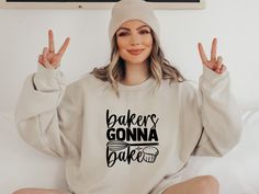 Baker Sweatshirt Baker TShirt Gift For Bakers Baker Shirt Chef Shirt Chef Sweatshirt Gift For Chef Gifts For Bakers Gift For Chefs TShirt by createdbyjonae on Etsy Volleyball Shirts, Moms Club, Spooky Vibes, You Matter, Mom Sweatshirt, Halloween Sweatshirt, Fall Sweatshirt, Anti Social