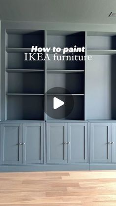 an ikea furniture store with the words how to paint ikea furniture