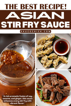 Asian Stir Fry Sauce Recipe Best Stir Fry Sauce, Asian Sauce Recipes, Asian Stir Fry Recipe, Fry Sauce Recipe, Asian Sauces, Asian Stir Fry