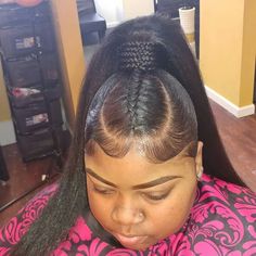 Slick Hairstyles, Hair Weave, Weave Hairstyles, Hair Wrap, Going Out, Braids, Hair Styles, Hair, Quick Saves