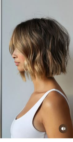 Hairdos For Short Hair, Hair Affair, Short Hair Haircuts, Medium Hair Cuts, Hair Today, Great Hair, Bob Cut, Hair Waves