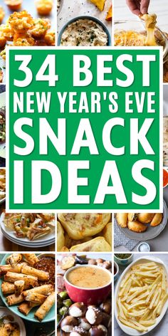 the best new year's eve snack ideas