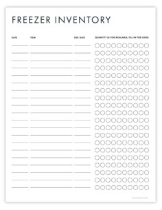 a printable pantry inventory sheet with the words pantry inventory written in white on it