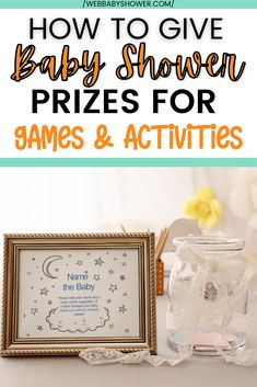 a baby shower prize for games and activities