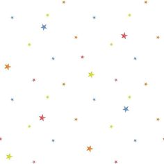 colorful stars on a white background with space for text or image, seamless pattern