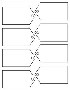 blank labels are shown in the shape of arrows