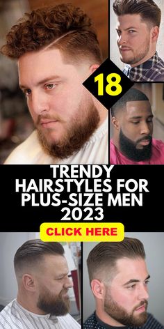 Be on trend with the best plus size men haircut 2023 styles. From short and faded to long and buzzed haircuts, we offer stylish and modern looks for every man. Embrace the trend with 2023's top plus size men haircuts. From short and clean to long and faded, we offer the best styles to boost your confidence and style. Haircut For Big Face Men, Haircuts For Bigger Guys, Mens Haircut For Large Head, Mens Haircut Big Head, Haircuts For Big Guys, Mens Hair For Round Faces, Plus Size Mens Haircut, Haircut For Plus Size Men, Male Hairstyles For Round Faces