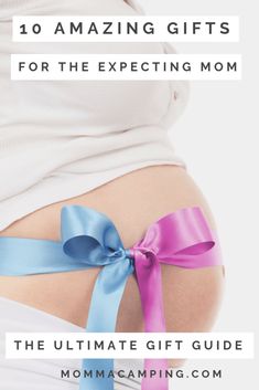 a pregnant woman's belly with the words 10 gratis babyboxen