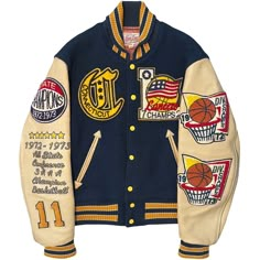 "Style Eyes Varsity Jacket 1972 Connecticut Basketball Champions. Wool body and leather sleeves. High quality. Size 38 / M. Pit to pit 22\". Length 23\"." Retro Patchwork Outerwear For College, Patchwork Leather Jacket For Fall Streetwear, Varsity Leather Jacket With Long Sleeves, Brown Patchwork Varsity Jacket For Streetwear, Retro Winter Outerwear With Patches, Brown Patchwork Varsity Jacket For Fall, Vintage Fall Varsity Jacket With Patchwork, Retro Long Sleeve Leather Jacket For Outdoor, Varsity Leather Jacket Long Sleeve