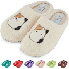 Squishmallows Kids Slippers and Ladies Slippers for Women Indoor Unisex Extra Cozy House Slippers for Kids Slip On, Kids Unisex, Size:Medium-Large 3X-Narrow, Beige Slippers For Kids, Walk Confidently, House Shoes Slippers, Fun Slippers, Fluffy Shoes, Ladies Slippers, Boys Slippers, Comfy Slippers, Pink Slippers