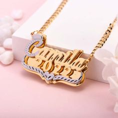 Two Tone Necklace - Silviax Personalized Necklaces – silviax