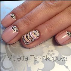 Маникюр Do It Yourself Nails, Dot Nail Art, Hot Nails, Beautiful Nail Art, Creative Nails