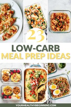 low carb meal prep ideas