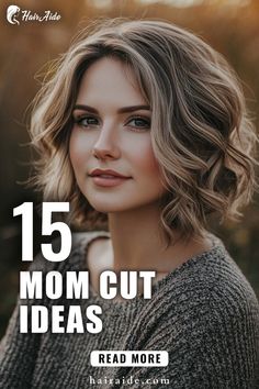 💇‍♀️🌟 Get a fresh look with these 15 Mom Cut Ideas! From short to medium lengths, these haircuts are low-maintenance and super stylish. Perfect for the modern mom! #MomMakeover #HairInspiration Cute Mom Bob Haircuts, Above Shoulder Length Hair Thick Hair, Medium Bob Haircut For Round Face Plus Size Wavy Lob, Hair Styles For Bobs For Women, Medium Short Hairstyle Women With Layers, Shoulder Length Messy Hair, Mom Haircut Round Face, Easy Maintenance Haircut For Thick Hair, New Mom Haircut Round Face