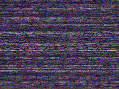 an old television screen with colorful lines on it