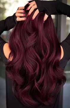 50 Hottest Red Hair Color Ideas for 2024 - The Trend Spotter Pelo Color Borgoña, Wine Hair Color, Dark Red Hair Color, Red Hair Inspo, Cherry Hair, Dark Red Hair