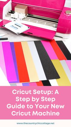 a cricut set up a step by step guide to your new cricut machine