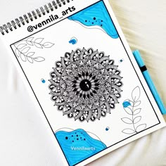 Abstract Mandala Art Mandala Art With Painting, Best Mandala Art Design, Mandala Artwork Easy, Panda Mandala Art, Mandala Artwork Design, Panda Mandala, Super Easy Drawings, Mandala Art For Beginners