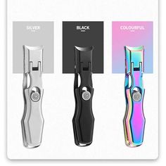 Nail Clipper, Sherum Toe Nail Clipper, Cummul Nail Clippe with Catcher Thick Nails, Fingernail Clippers, Splash Design, Cuticle Scissors, Sharp Nails, Clean Nails, Types Of Nails, Us Nails