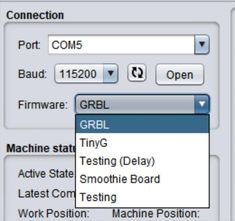 the control panel for an application with multiple options to choose which machine is right for you