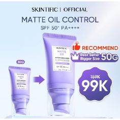 ORI, asli, segel. SKINTIFIC. READY Matte Fit Sunscreen SPF 50+ PA++++ ED Juli 2027. utk kulit berminyak. Sunscreen Spf 50, Spf Sunscreen, Hair Routines, Face Sunscreen, Body Hair, Spf 50, Face Products Skincare, Sunscreen