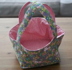 a bag sitting on top of a wooden table