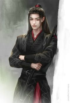 Asian Drawings, Danmei Art, Male Body Drawing, Wei Wuxian X Lan Wangji, Grand Master Of Demonic Cultivation, Master Of Demonic Cultivation, The Founder Of Diabolism, Prince Of Persia, Boy Drawing