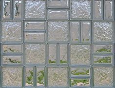 a close up view of a glass window