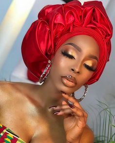 Amazing Makeup Transformation, Birthday Glam, Nigerian Outfits, Beautiful Butterfly Photography, African Lace Styles, African Fashion Ankara, Turban Headwrap