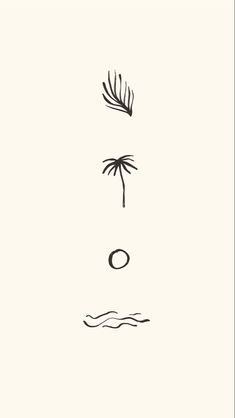 a black and white drawing of a palm tree