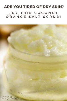 Essential Oils Dry Skin, Orange Salt, Bath Scrub, Diy Coconut, Body Scrub Recipe