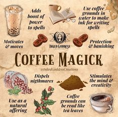 Coffee Magick, Coffee Magic, Resin Trays, Plant Magic, Wiccan Magic