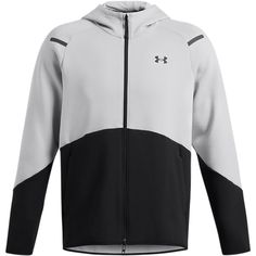 Great for both warm-ups and workouts  the men's Under Armour Unstoppable Fleece Full-Zip jacket is made with flexible fabric that feels good  breathes easily and moves with you through every big move. Functional Fleece Sports Jacket, Long Sleeve Fleece Track Jacket For Gym, Functional Fleece Moisture-wicking Track Jacket, Moisture-wicking Fleece Track Jacket, Functional Fleece Track Jacket With Moisture-wicking, Fleece Activewear For Outdoor Sports, Functional Fleece Sweatshirt For Gym, Functional Fleece Sweatshirt For Sports, Fleece Track Jacket For Sports In Athleisure Style