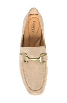 This classic bit loafer elevates your comfort with foam cushioning and a flexible rubber sole. Memory foam cushioning Leather upper/textile lining/rubber sole Imported Trendy Loafers For Women, Born Shoes Women, Cute Loafers, Foot Games, Clark Loafers, Bit Loafers, Loafer Women, Work Outfit Ideas, 3 Shoes