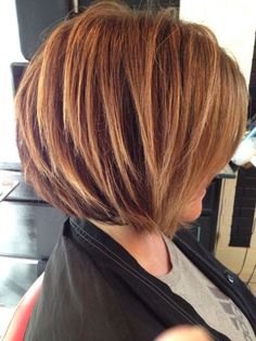 Short Stacked Bob Hairstyles, Stacked Bob Hairstyles, Stacked Bob Haircut, Hair Color Auburn, Hair Styles 2017, Short Bob Haircuts, Penteado Cabelo Curto, Jessica Biel, Auburn Hair