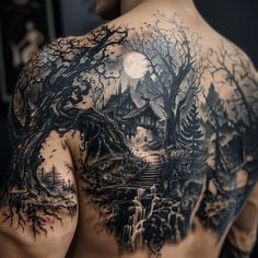 Artful Shoulder Tattoos For Men Tattoo Sketches Upper Shoulder Tattoo Men Half Sleeves, Nature Sleeve Tattoo For Men, Family Tree Tattoo For Men, Head Tattoos For Men, Men Tattoo Sketches, Sherlock Holmes Tattoo, Outdoor Tattoos, Shoulder Tattoo Men, Men Shoulder Tattoo