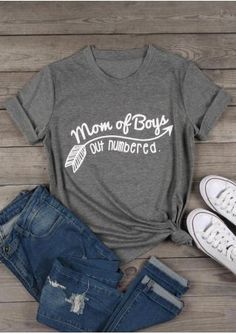 Mom Of Boys, Mom Of Boys Shirt, Mom Life Shirt, Vinyl Shirts, Funny Mom Shirts, Mom Tees, Boy Mom, Fashion 2020, One By One