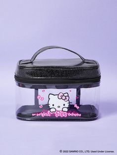 Free Returns ✓ Free Shipping On Orders $49+ ✓. SHEIN X Hello Kitty and Friends Cartoon Graphic Clear Portable Makeup Bag- Makeup Bags at SHEIN. Shein Hello Kitty, Hello Kitty Makeup Bag, Kitty Makeup, Friends Cartoon, Hello Kitty Makeup, Kitty Clothes, Hello Kitty Clothes, Hippie Homes, Frutiger Aero