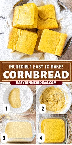 how to make cornbread in the microwave with instructions for making cornbread and other ingredients